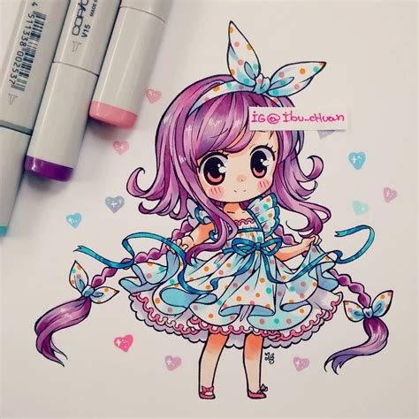 La niña dentro de mí #copicmarker. by Ibu_chuan | Drawings | Pinterest | Copic, Markers and Chibi