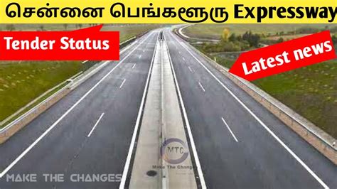 Chennai Bengaluru Expressway Project Details 3 Phases In 10 Packages