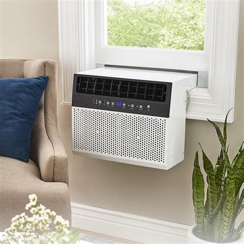 The Over The Sill Low Profile Air Conditioner Hammacher Schlemmer