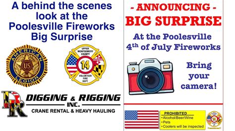 The Big Surprise At The 2022 Poolesville Fireworks Youtube