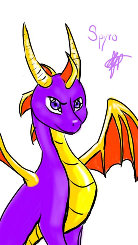 Spyro The Dragon By Cartoonycocokiwi On Deviantart