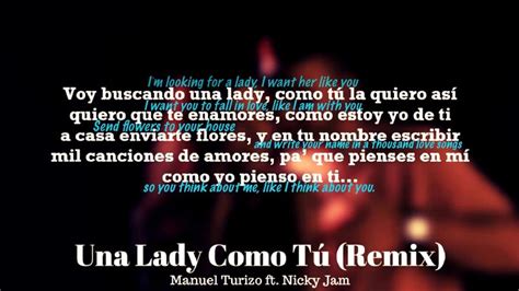 Una Lady Como Tu Lyric Quote & English Translation in 2020 | Lyric