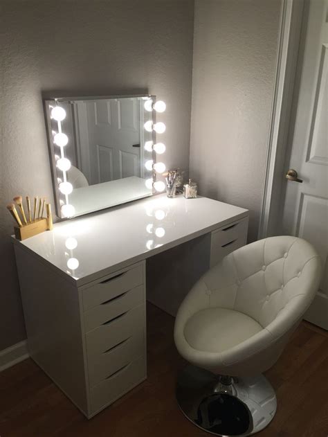 It'll help you complete the look! IKEA Makeup Vanity | Room inspiration, Diy vanity storage ...