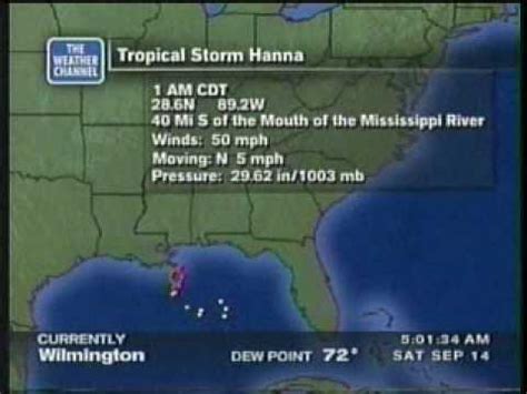 TWC Tropical Storm Hanna Coverage YouTube