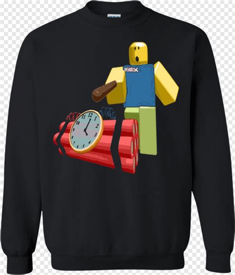 Discover Cool Noob Poking Bomb With Stick Roblox Long Sleeved T Shirt