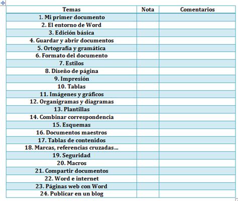 Curso Gratis De Word 2013 Aulaclic 10 Ejercicio Desplazamiento En