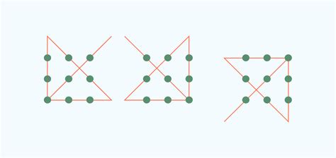 Connect 9 Dots With 4 Lines — Answer To The 4 Lines 9 Dots Puzzle
