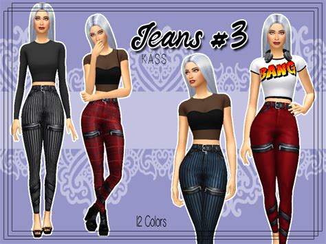 Kass Jeans 3 Maxis Match Sims 4 Updates ♦ Sims 4