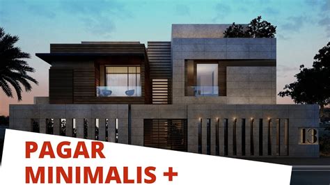 Jika anda menghuni rumah minimalis, tentu anda harus mendesain model pagar minimalis juga. PAGAR TEMBOK MINIMALIS - YouTube