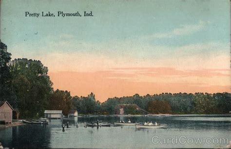 Pretty Lake Plymouth In Postcard