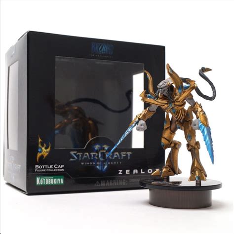 Starcraft 2 Protoss Zealot Bottle Cap Figure Collection Miniature