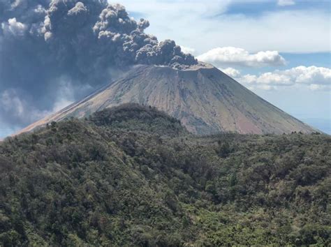 San Cristobal Volcano Nicaragua Spectacular Eruption Generated