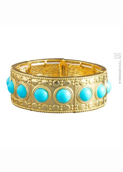 Egyptian Queen Turquoise Cleopatra Bracelet [7520g Disc] Struts Party Superstore