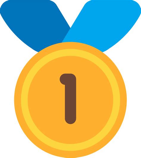 1st Place Medal Emoji Download For Free Iconduck