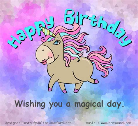 A Magical Unicorn Birthday Free Specials Ecards Greeting Cards 123