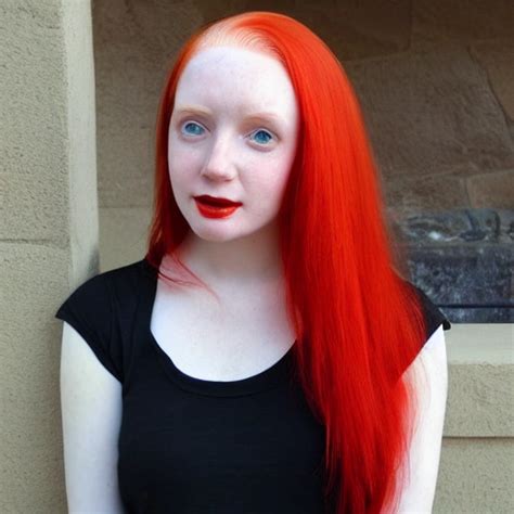 Pale Girl With Red Hair Arthubai