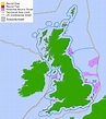Map indicating the geographic location of R1 and R2 offshore windfarm ...