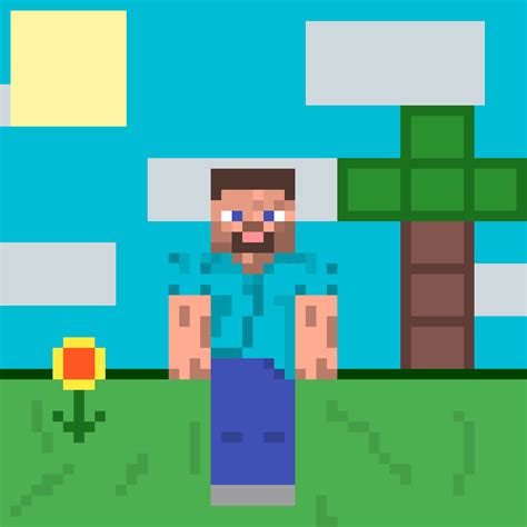 Steve Minecraft Pixel Art