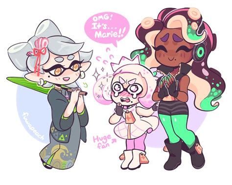 Pearl And Marina Meet Marie Splatoon 2 Splatoon Splatoon Comics Nintendo Splatoon