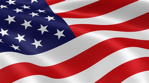 American Flag Waving In The Stock Footage Video 100 Royalty Free