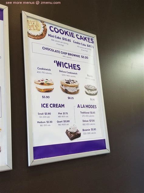 Online Menu Of Insomnia Cookies Restaurant Birmingham Alabama 35205