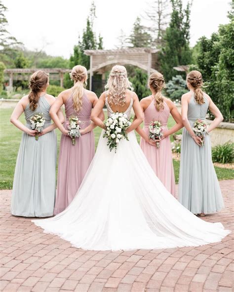 Real Birdy Grey Weddings Birdy Grey Mix And Match Sage Mauve And R