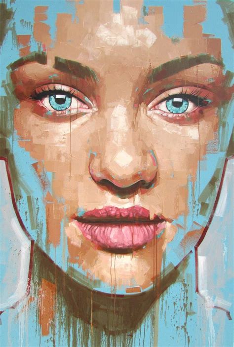 Jimmy Law 1970 Abstract Portrait Painter Tutt Art Pittura