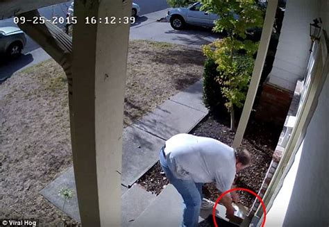 California Thief Caught Stealing A Delivery Package On Cctv Is Chased
