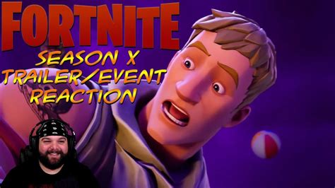 Fortnite Season 10 Trailer And Event Reaction Youtube