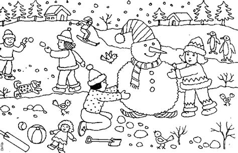 Cardinal winter adult coloring page to print. Snow Day Coloring Page at GetColorings.com | Free ...