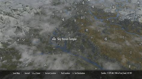 Beyond Skyrim Map Markers Sky Haven Temple At Skyrim Special Edition