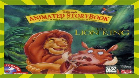 The Lion King Animated Story Book Disney 1994 Interactive Cd Rom