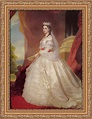 Retrato de Carlota de Sajonia-Coburgo-Gotha (1840-1927) Princesa de ...