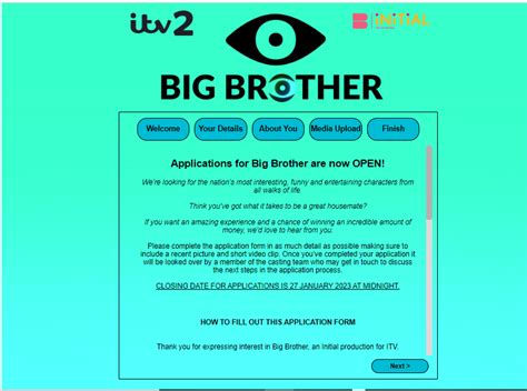 Get Featured On Big Brother Uk 2023 Bbuk Auditions And Application