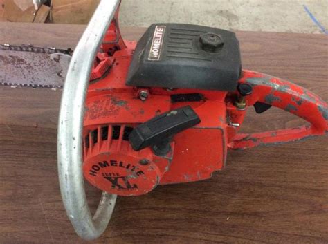 Sold Price Homelite Super Xl Automatic Chainsaw With 24 Blade In Good