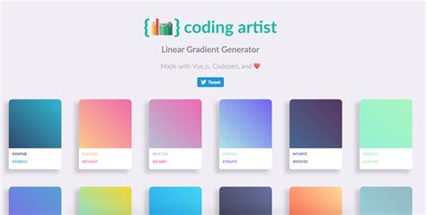 Github Michaelmanglinear Gradient Generator A Simple Site Made With