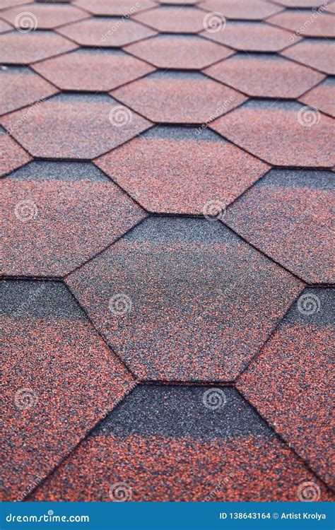 Soft Roof Roof Tiles Flexible Shingles Roof Tiling Texture Stock