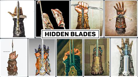 All The Hidden Blade Variations Featured In Assassin S Creed 2007 2020