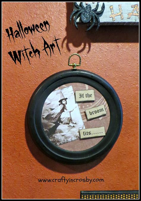 Crafty In Crosby Witch Niche Transformed Art Niche For Halloween