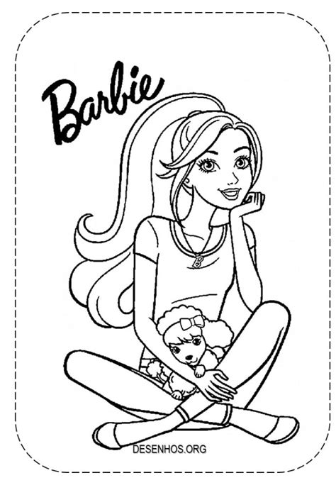 Desenhos Para Colorir Barbie 6 Desenhos Para Colorir Colorir Barbie
