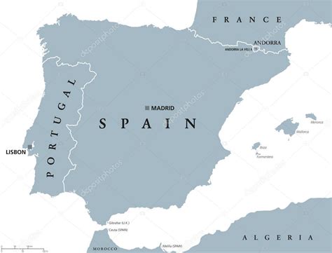 Espanha E Portugal Mapa Mapa Da Espanha Conheça As Principais
