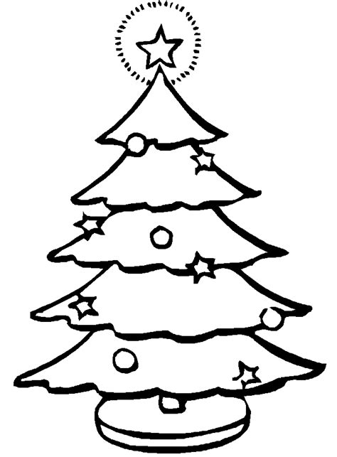 Christmas Tree Coloring Pages Coloring Pages To Print