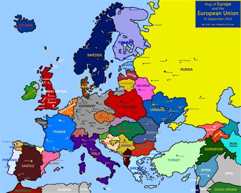 Map Of Europe With Countries Political Map Of Europe Amazing Things Images