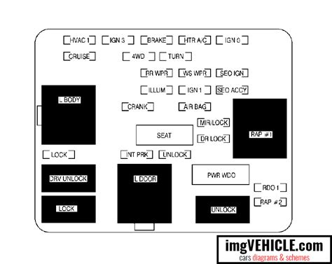 Diagram Chevrolet Silverado Power Door Locks Fuse And Relay Diagram