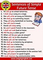 20 Sentences of Simple Future Tense, Examples » EnglishGrammarPage