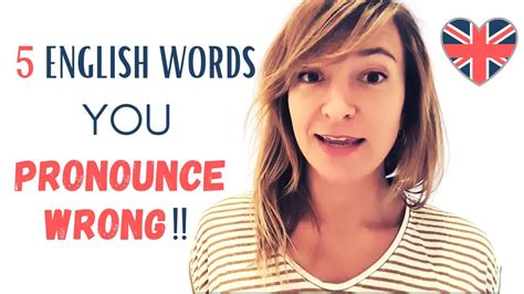 Stop Saying These Words Wrong Part 1 English Words You Probably