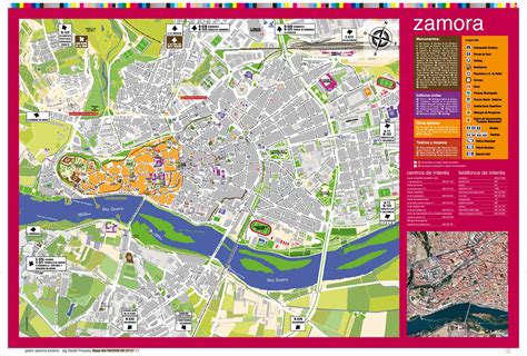 Maps Of Zamora Tourist Map 2009