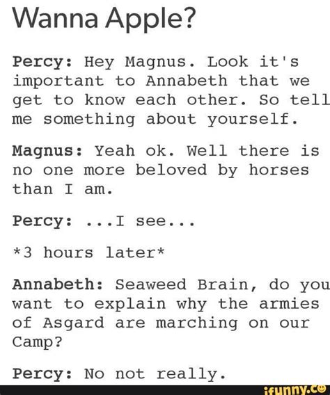 Image Result For Magnus Chase Headcanon Percy Jackson Funny Percy
