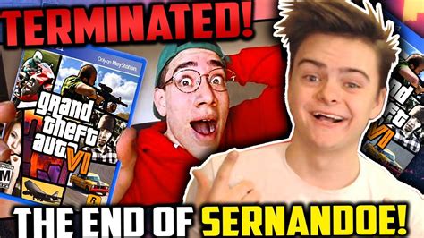 Sernandoes Channel Got Terminated Gta 6 Clickbait Is Over Youtube