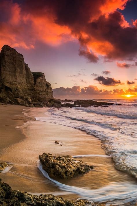 Sunset In Sesimbra Portugal Photo Emanuel Fernandes On